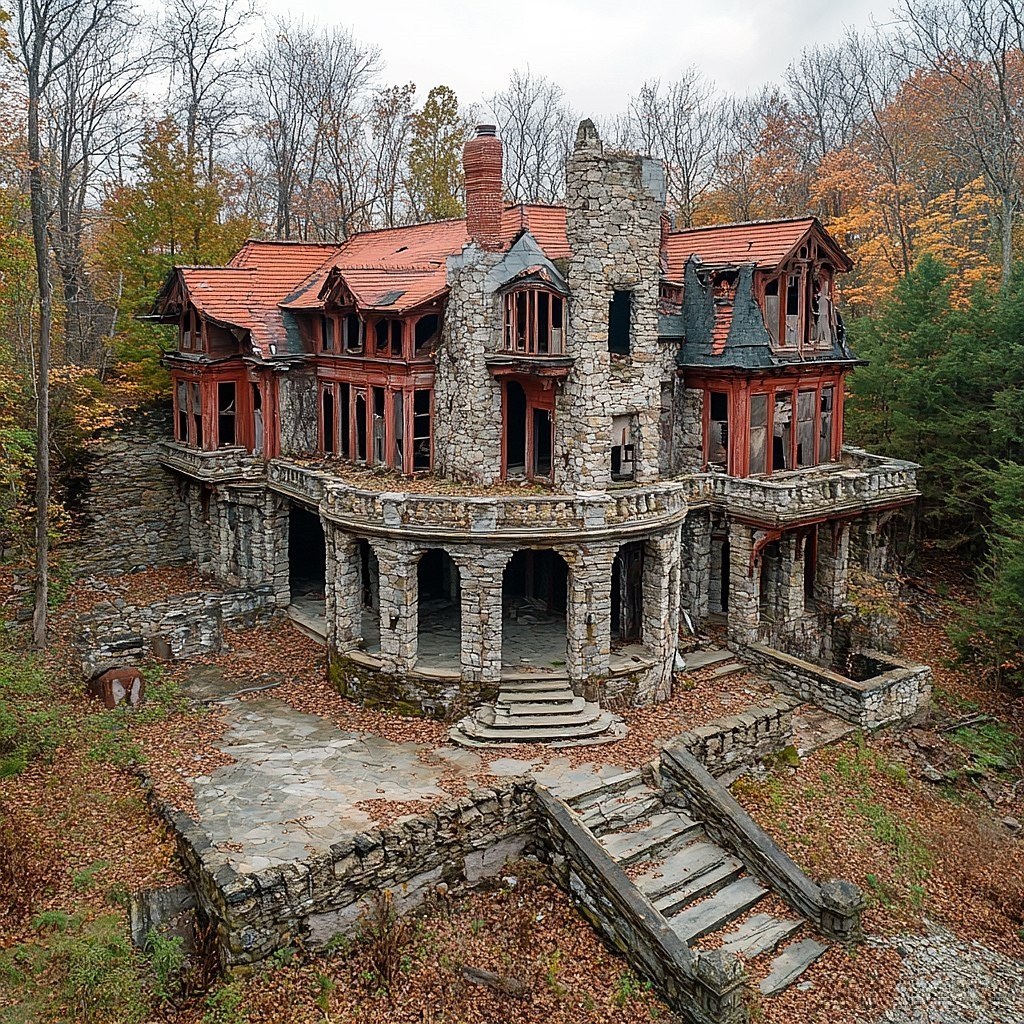 So Beautiful house in forest…