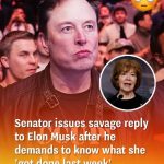 Senator’s sharp reply after Elon Musk demands to know what she ‘got done last week’