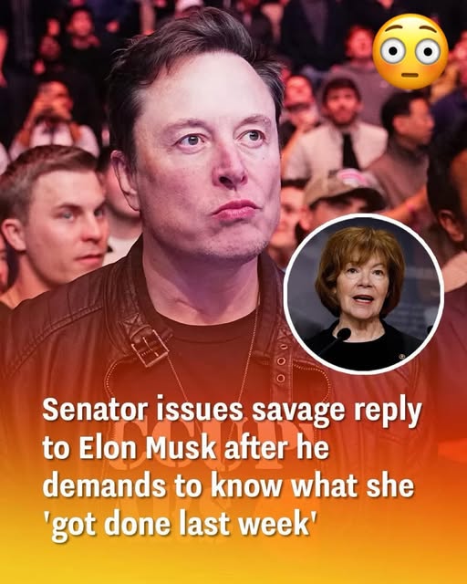 Senator’s sharp reply after Elon Musk demands to know what she ‘got done last week’