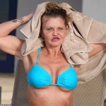 Bikini-clad Danniella Westbrook shows off the results of her facial reconstructon surgery as she recovers in Portugal after ‘frightening’ scare saw her back in hospital