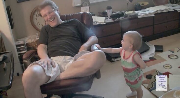 Little Baby Girl Holds Hilarious Talk With Grandpa