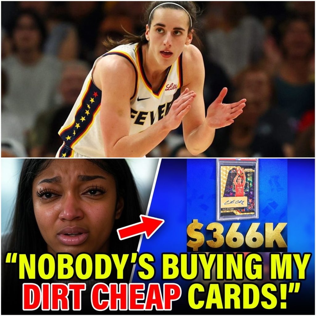 “Angel Reese Reportedly Frustrated as Caitlin Clark’s Trading Card Shatters Records While Hers Remains Unsold”