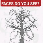 Only a few people can find all the faces hidden in this tree – are you one of them?
