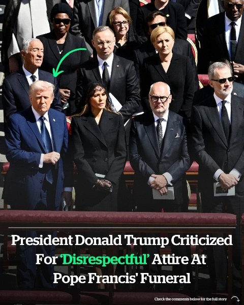 Disrespectful” attire at Pope Francis’ funeral