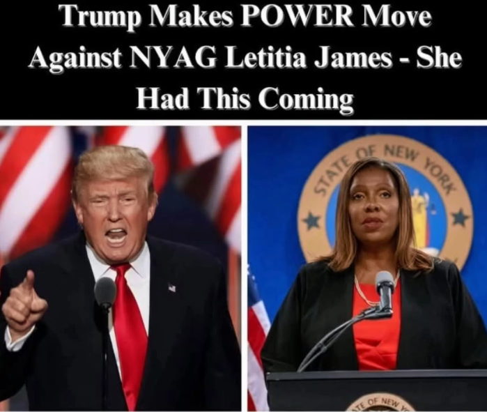 Trump Makes Big Move Against NY AG Letitia James