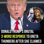 Trump reacts to Greta Thunberg’s kidnapping claim with 3 blistering words