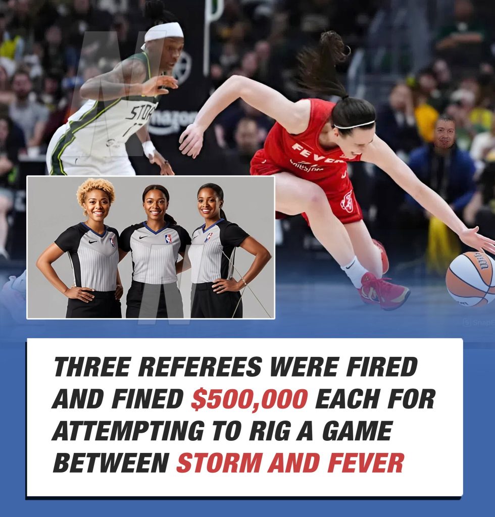 WNBA SCANDAL EXPLODES: Three Referees Fined, Fired After Attempted Game Fixing – Caitlin Clark Injury Sparks Outrage
