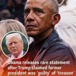 Obama breaks silence with rare statement after Trump levels ‘treason’ accusations