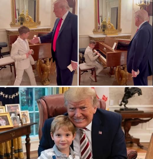 Ivanka Shares Sweet Video of Son Theo Playing Piano for Grandfather at the White House