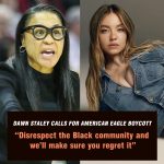 BREAKING: Dawn Staley Calls for American Eagle Boycott, Slams Sydney Sweeney Campaign as “Disgusting and Disrespectful”