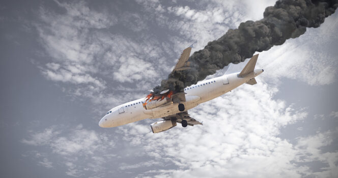 Video shows flames erupting out of plane’s engines – passengers sent ‘goodbye texts’