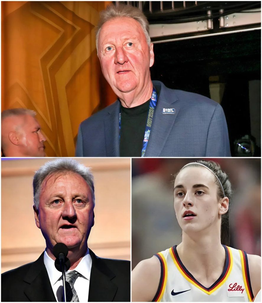 The Arena Held Its Breath. Larry Bird Leaned In — and Twelve Words to Caitlin Clark Drained the Air from the Room. Six Minutes Later, Shockwaves Were Ripping Through the Entire WNBA