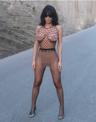 Bianca Censori risks arrest in most ‘vulgar’ look yet as she bares all in street