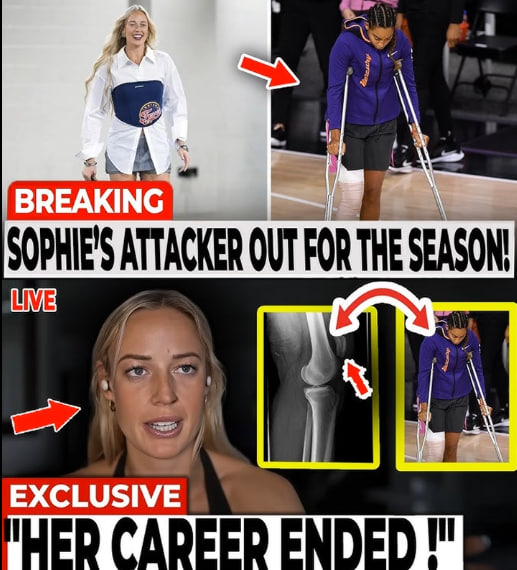 JUSTICE For Sophie Cunningham As INSTANT KARMA Hits Bria Hartley – OUT FOR THE SEASON!