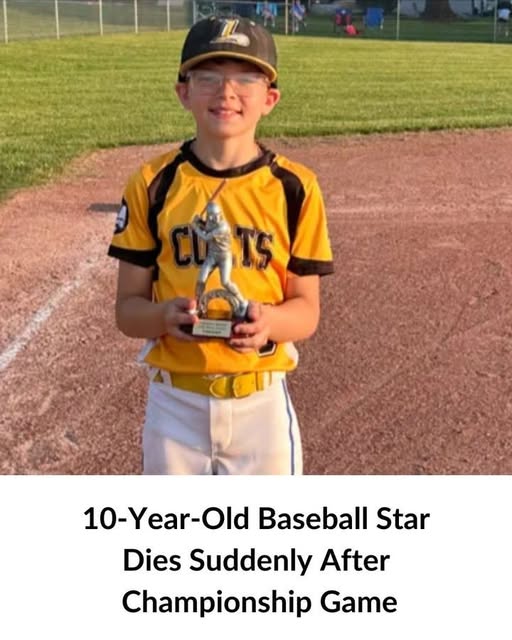 10-year-old baseball star dies suddenly after championship game
