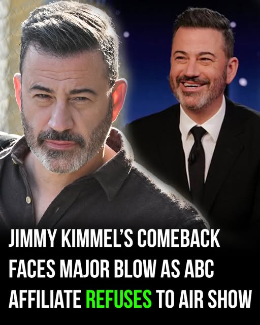 Jimmy Kimmel’s comeback faces major blow as ABC affiliate refuses to air show