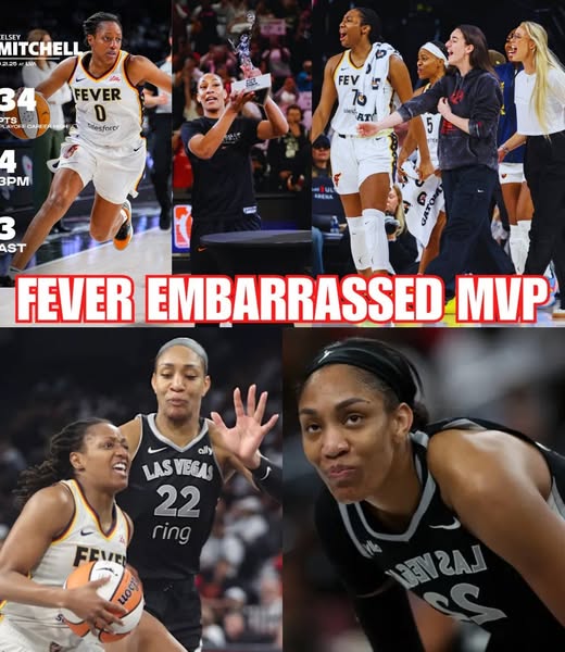 Historic WNBA Upset: Kelsey Mitchell Torches A’ja Wilson as Indiana Fever Humiliate Reigning Champion Aces on Their Home Floor BB