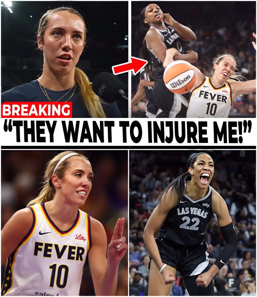 Lexie Hull EXPOSES WNBA After A’Ja Wilson INJURES HER In Indiana Fever Loss To Las Vegas Aces!
