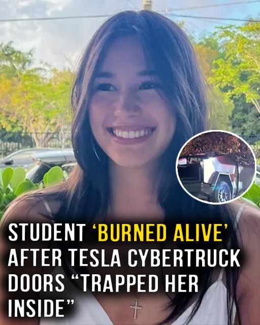 Student ‘burned alive’ after being trapped by her Tesla