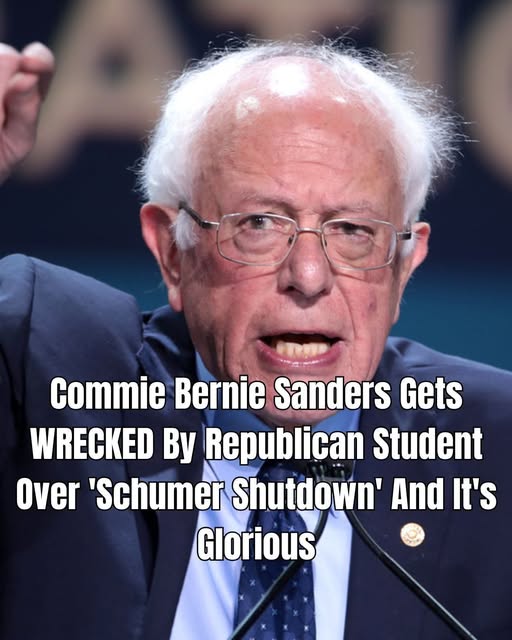Commie Bernie Sanders Gets Schooled By Republican Student Over ‘Schumer Shutdown’
