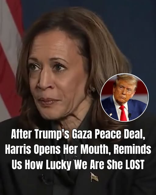 As Trump Makes Historic Middle East Peace, Kamala Opens Her Mouth To Remind Us What We Dodged