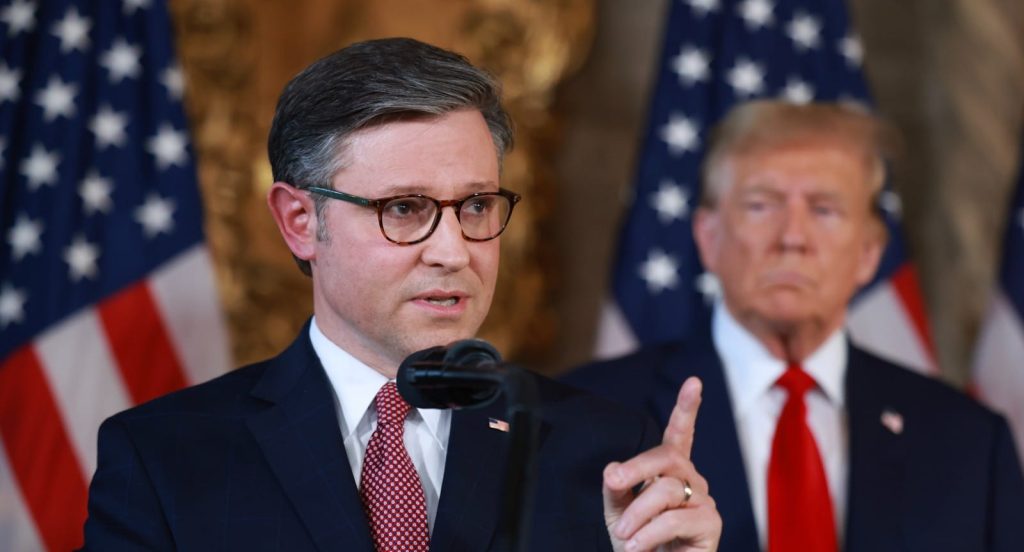 Johnson Leaves WH Meeting, Shares Big Update on Schumer Shutdown