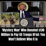 $130 Million Benefactor Who Helped U.S. Soldiers During Shutdown Finally Named