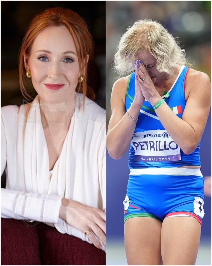 “I SEE THE WORLD BEING CORRUPTED BY GAYNESS” — J.K. Rowling is the only celebrity who has publicly criticized transgender Paralympic sprinter Valentina Petrillo, calling her a “cheater” and comparing her to Imane Khelif.