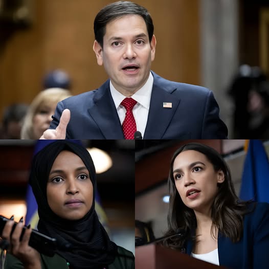 BREAKING NEWS: CHAOS ERUPTS ON CAPITOL HILL AFTER RUBIO–AOC CLASH! A routine immigration hearing spiraled out of control when Marco Rubio snapped at remarks from Ilhan Omar and Alexandria Ocasio-Cortez, sending the chamber into uproar….