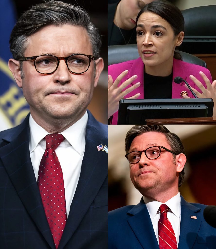 BREAKING: Johnson SILENCES AOC, but the House TURNS and DEFENDS Her Instantly